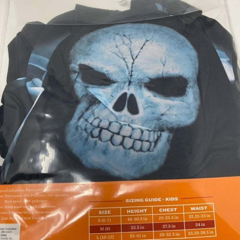 Target Kids' X-Ray Skeleton Costume Jumpsuit Hyde & EEK! Boutique™ Size Medium